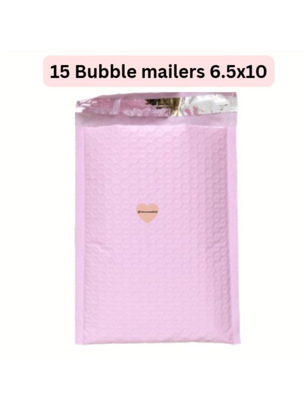 15 Bubble Mailers Size 6.5x10